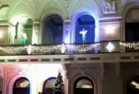 Превратили Нацбанк в ночной клуб с танцовщицами: появилось видео празднования новогоднего корпоратива в операционном зале НБУ