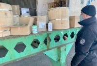 Пограничники предотвратили вывоз из Украины в Азербайджан антисептиков на сумму около 30 тыс евро