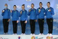 Украинки завоевали три медали на чемпионате Европы по гимнастике