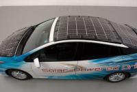 Toyota тестирует Prius с солнечными панелями на крыше Toyota тестирует Prius с солнечными панелями на крыше